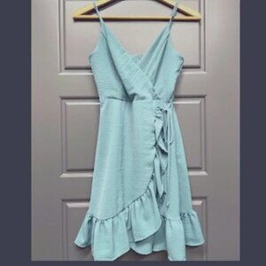 altar'd state XS dress in sage green